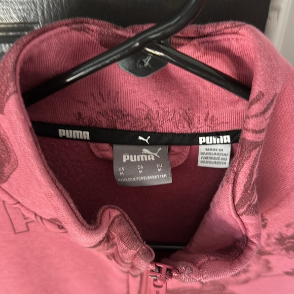 Puma flower print track zippered jacket
Dusty orchid color - Picture 2 of 8